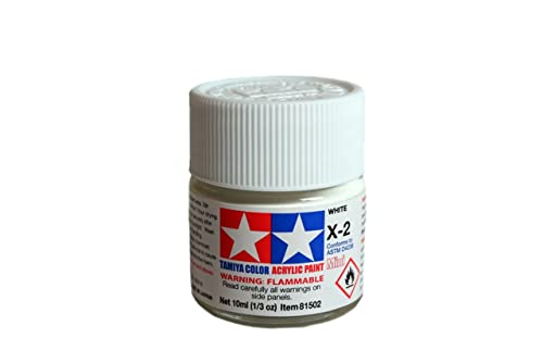 Tamiya Acrylic Mini X-2 White 10mL Paint 81502
