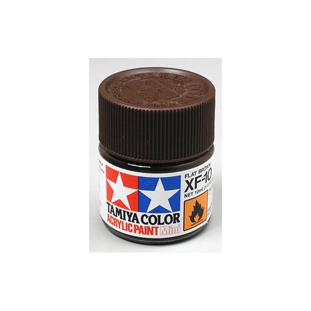 Tamiya Acrylic Flat Paint (10ml) - Flat Brown