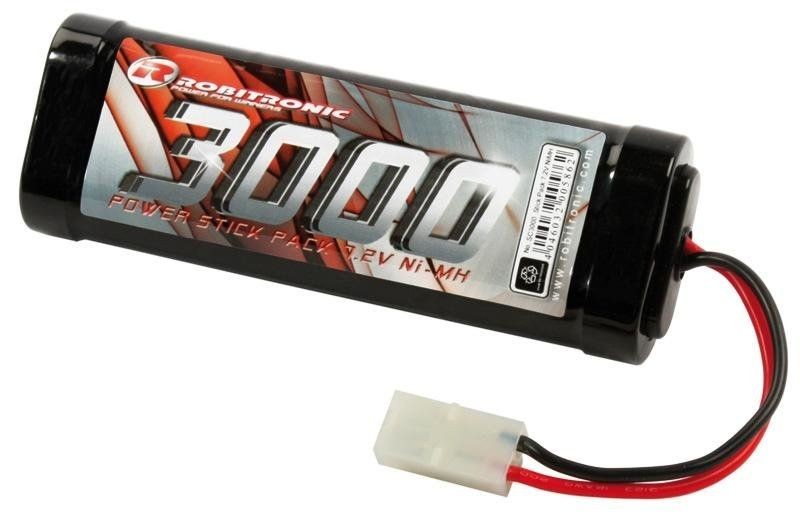 Batterie NiMH Robitronic SC3000 6 éléments 7,2 V 3000 mAh Stick