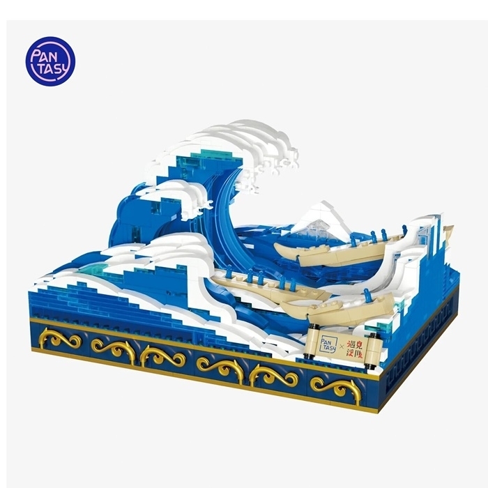 [85002] 294994 Kanagawa Surfing Building Bricks Set