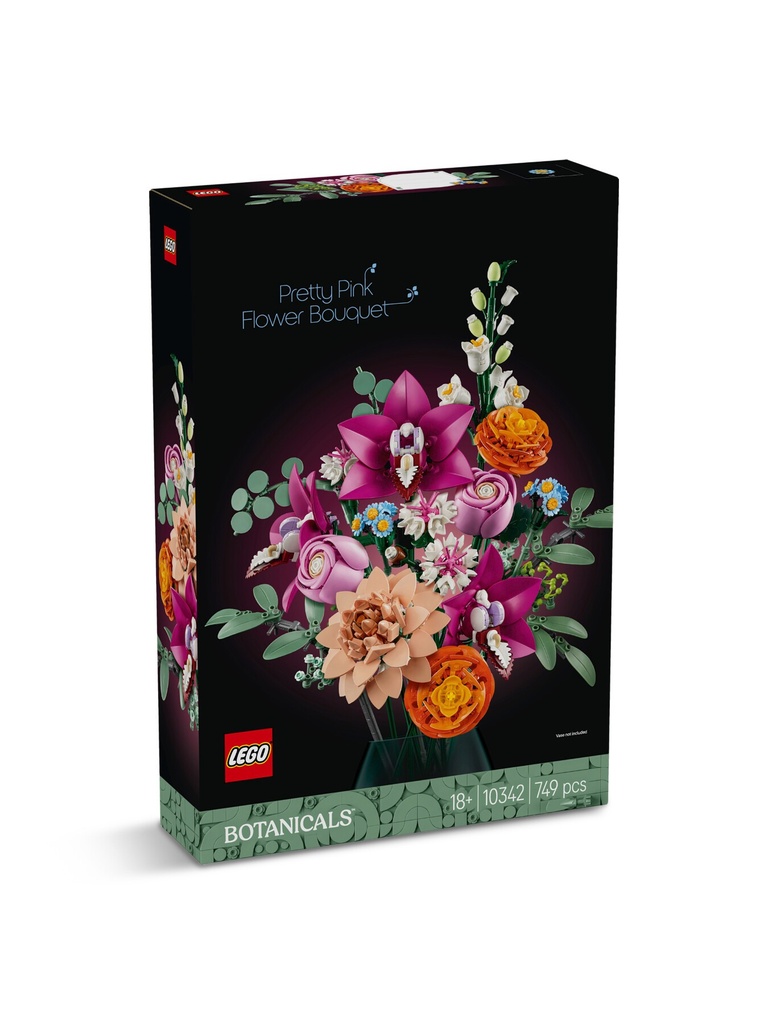 [10342] LEGO Botanicals 10342 – Le joli bouquet de fleurs roses