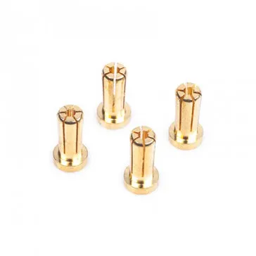 [999206] 5mm Gold Connectors - 14mm length (4 pcs.)