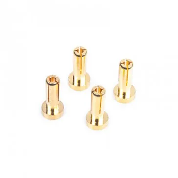 [999207] Connecteurs or 5 mm - longueur 18 mm (4 pièces)