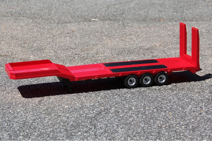 HuiNA Platform Seimtrailer  1/18 - RED