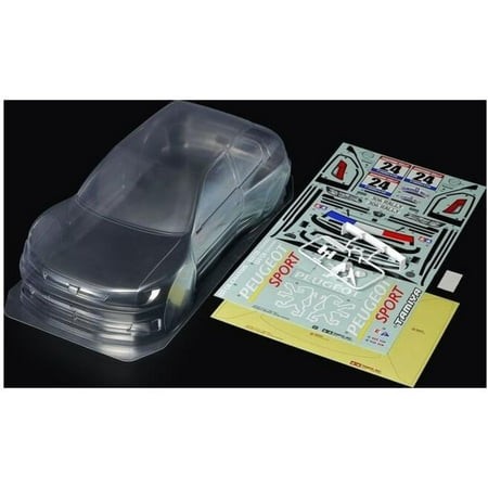 TAMIYA 51753 Body Set Peugeot 306 Maxi RS257 Mm Accessories for Remote Controlled Car  Replacem