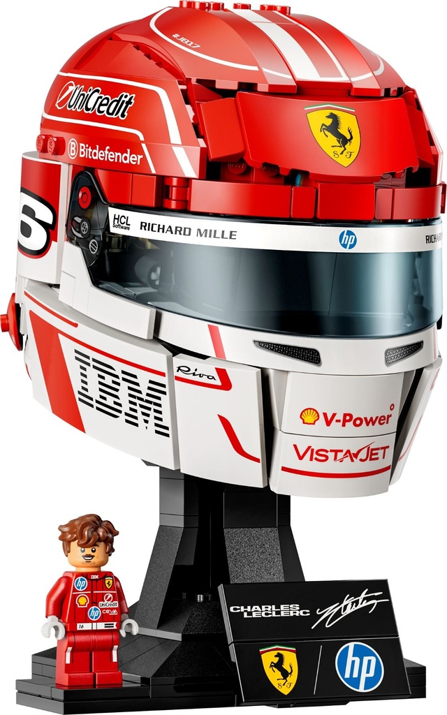 [43014] LEGO Editions Scuderia Ferrari HP Charles Leclerc Helmet Construction Set 43014