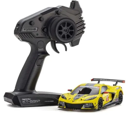 [32356Y] Kyosho Mini-Z RWD Chevrolet Corvette C8-R Racing Jaune