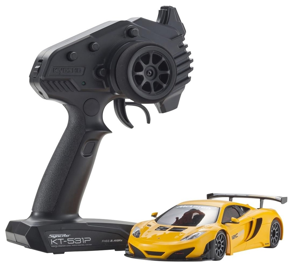 [32366OR] Kyosho Mini-Z RWD MR-04 McLaren 12C GT3 2013 orange – voiture 1/27 RTR (Readyset)