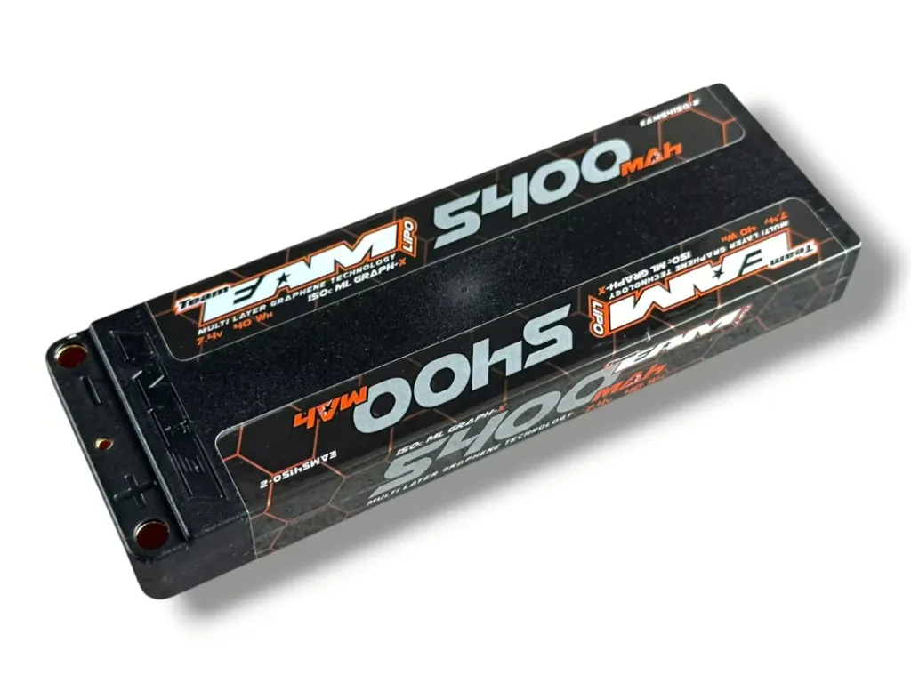 [EAM54150-2] Team EAM - Multi Layer Graph-X 5400mAh - 150C - 7,4V - 220g, - 16,5mm - 2S UUULCG LiPo