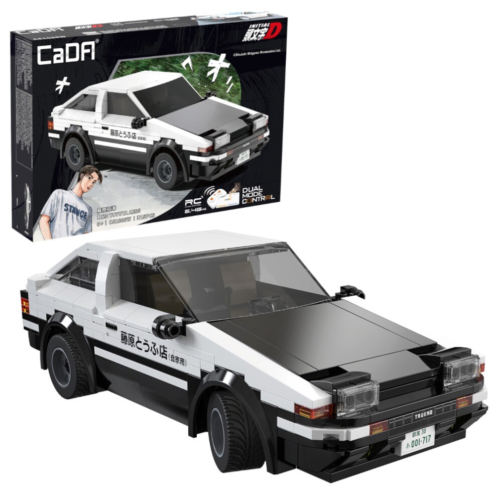 CaDA Initial D C51086W – Toyota AE86 Trueno télécommandée (1/20)