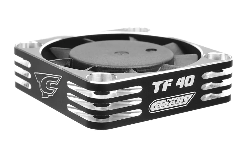 [C-53112-2] Ventilateur Team Corally TF-40 40 mm prise BEC – noir/argent