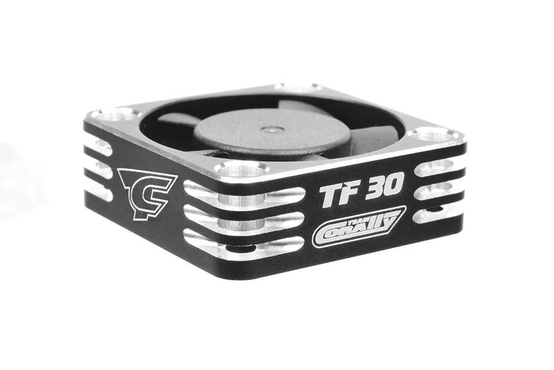 Ventilateur Team Corally TF-30 30 mm prise BEC – noir/argent