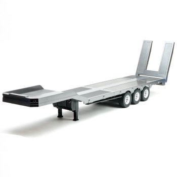 HuiNA Platform Seimtrailer  1/18 - Silver