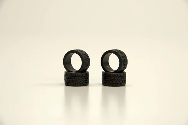 [MZW38-30] Kyosho Mini-Z Racing Radial Pneumatique 30 Shore - Larges (4)