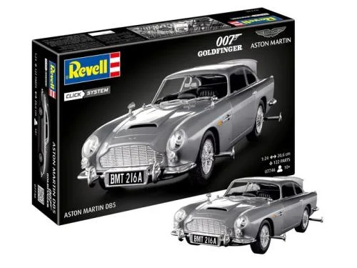 JAMES BOND - Aston Martin - Model Kit Click System 1/24