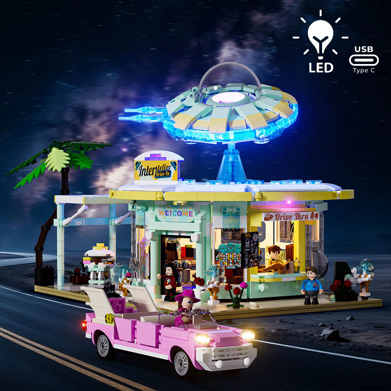 Lumibricks Road Trip 18006 Interstellar Drive-In