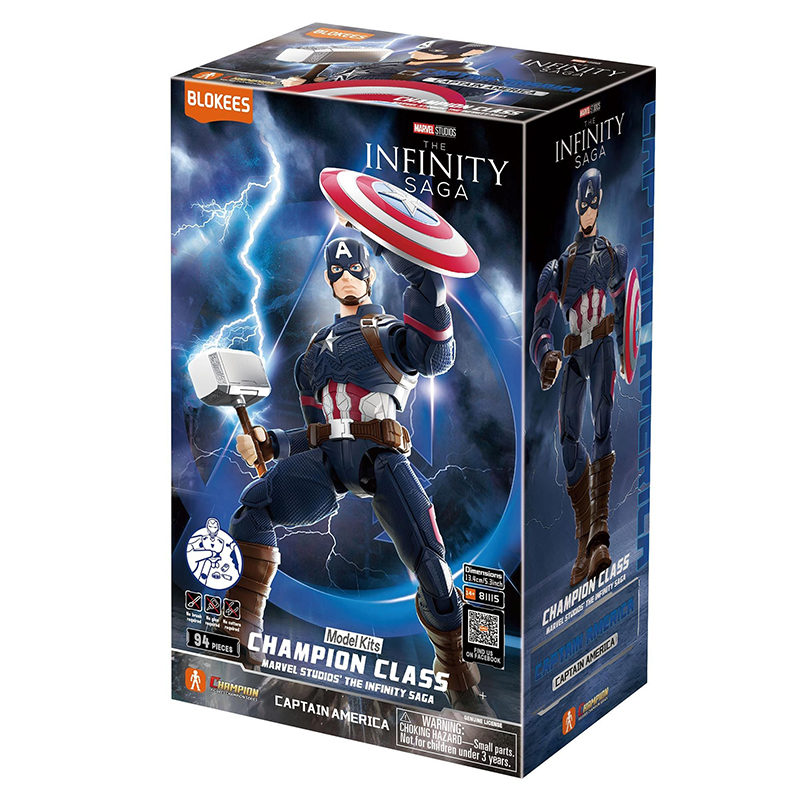 [BLK81115] Marvel Heros Blokees Champion Class 03 Captain America