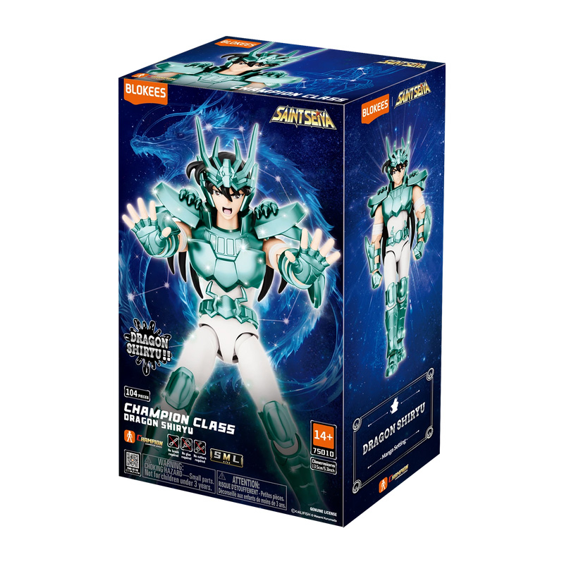 Figurine à assembler Blokees Saint Seiya Champion Class – Dragon Shiryu