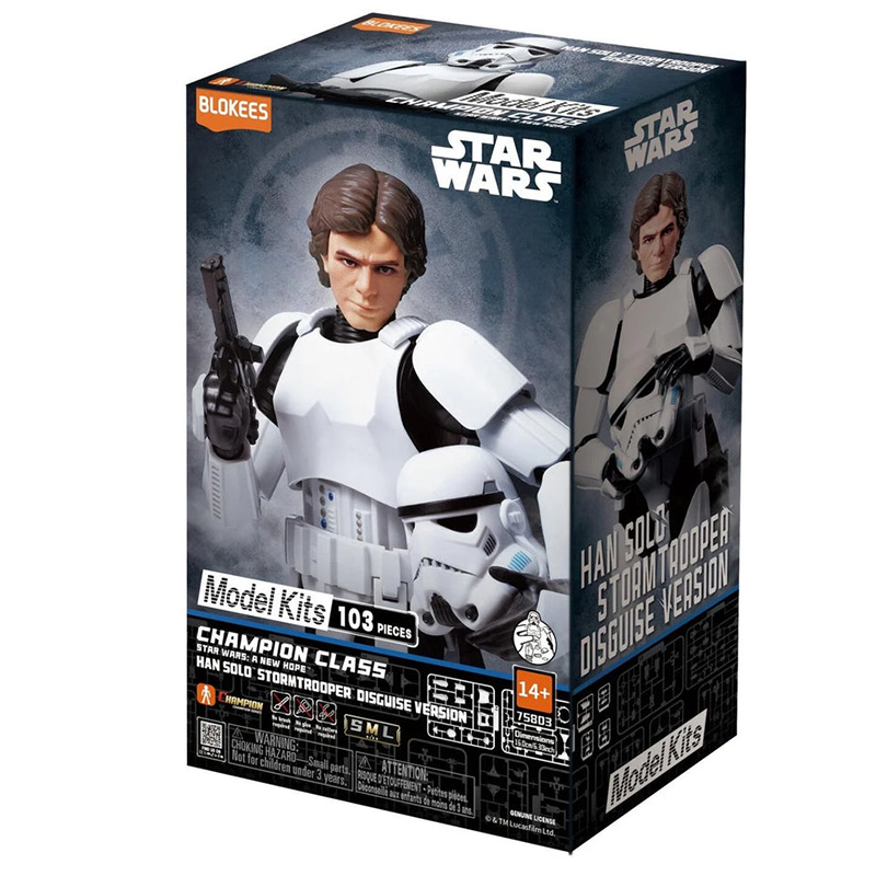[BLK75803] Star Wars Blokees Champion Class 03 Han Solo Stormtrooper Disguise Version