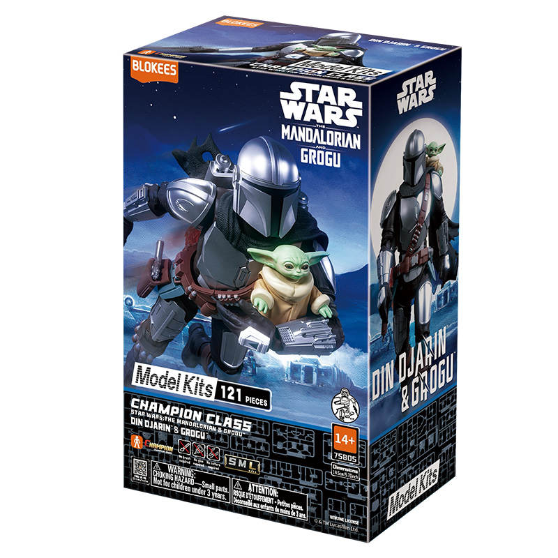 [BLK75805] Star Wars Blokees Mandalorian Champion Class 05 Din Djarin And Grogu