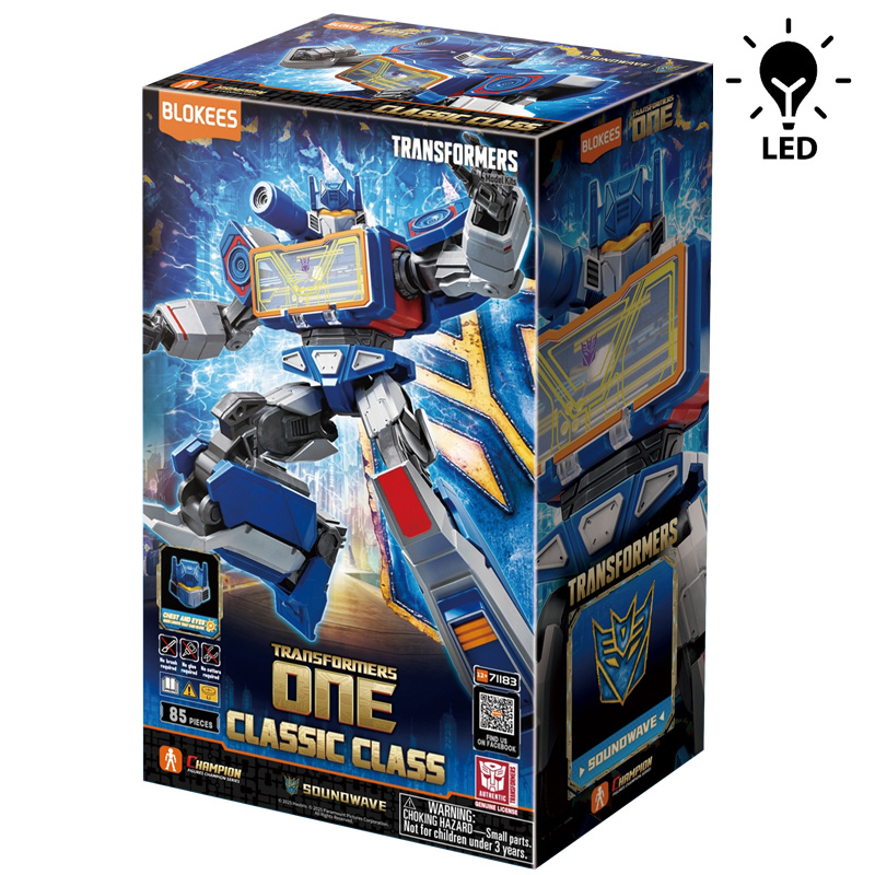 [BLK71172] Transformers Blokees Action Edition 03 Sound Wave Light Up