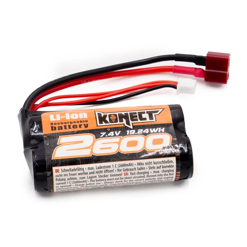 [kn-li742600] Konect Batterie Li-ion 7.4V 2600mAh 15C
