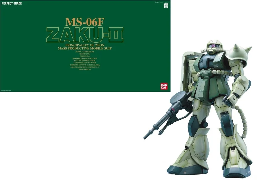Gundam Gunpla PG 1/60 MS-06F Zaku II