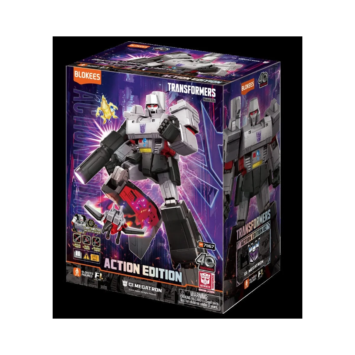 Blokees Transformers figurine Plastic Model Kit  Action Edition 02 G1 Megatron