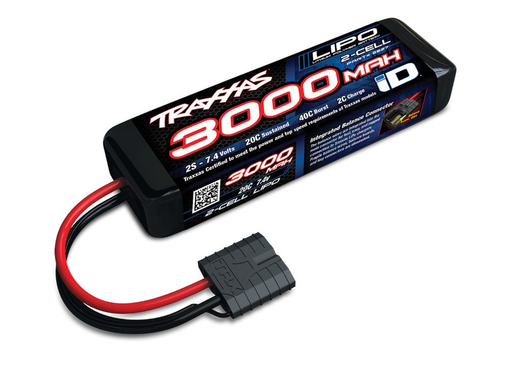 Batterie LiPo Traxxas 2S 7,4 V 3000 mAh iD (2827X)