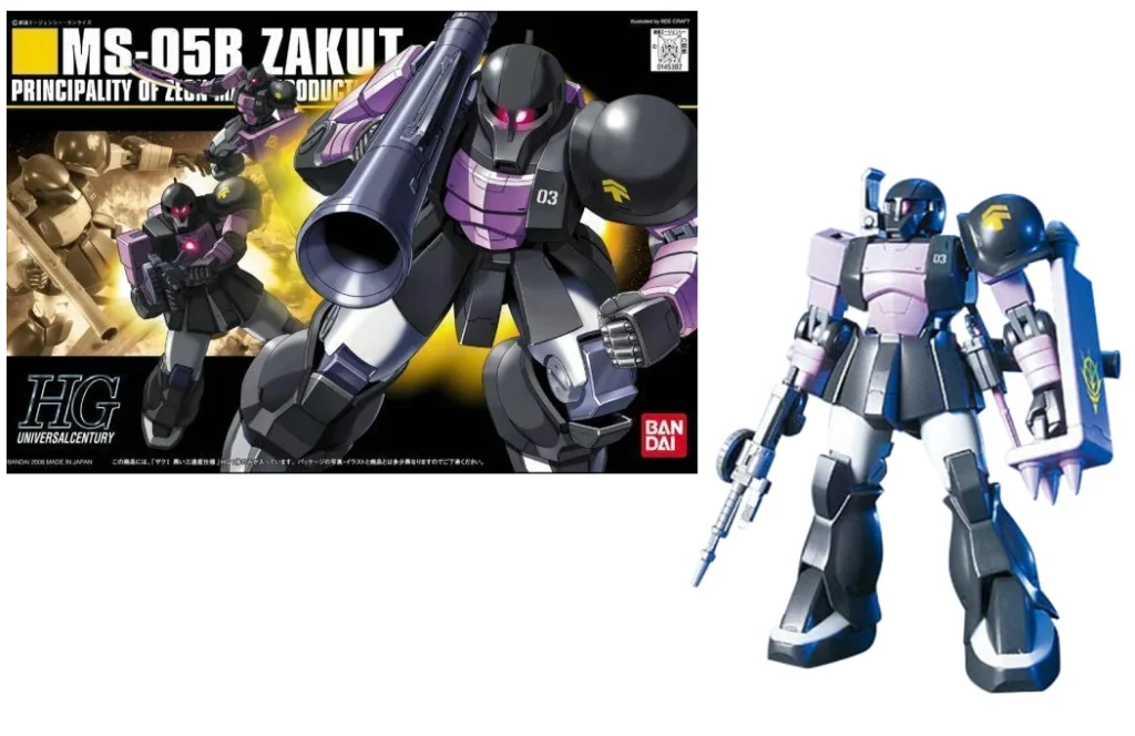 GUNDAM - HGUC 1/144 MS-05B Zaku I - Model Kit