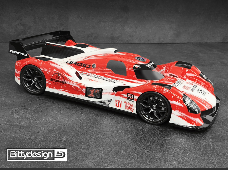 [BDLMH-190GR010] Carrosserie Bittydesign GR010 – LMH 1/10 190 mm (transparente)