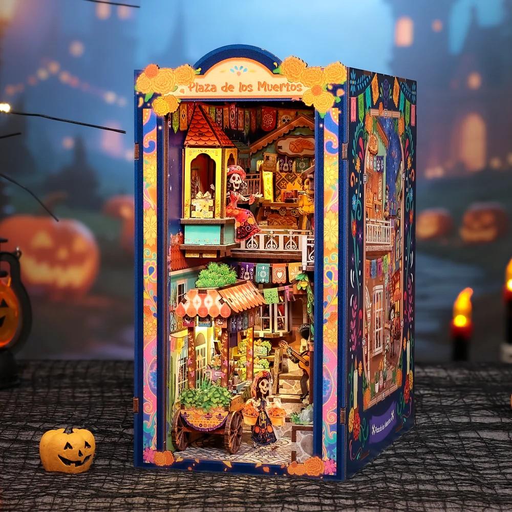 [255503] Book nook Cutebee Plaza de los Muertos, 350 pièces, éclairage LED (255503)