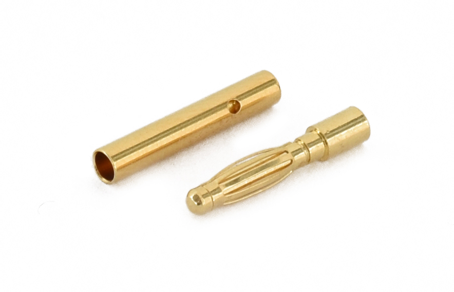 [MD11203] Modster prises Goldkontakt 2 mm (1 paire)