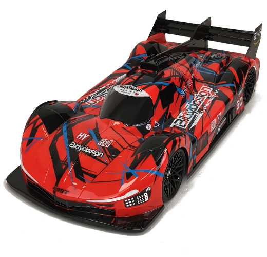 [BDLMH-190499T] Carrosserie Bittydesign 499T – LMH 1/10 190 mm pour Tamiya TT-02 (transparente)